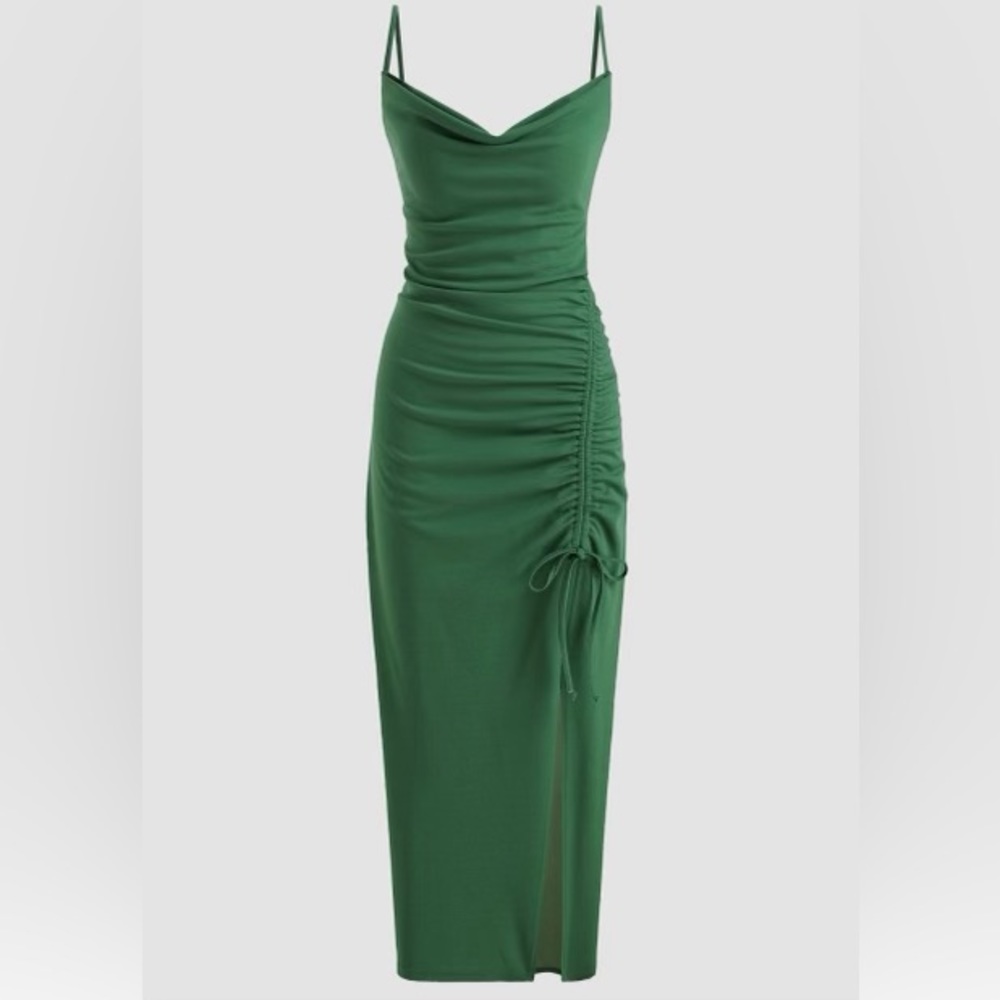 NWT Green cider midi dress